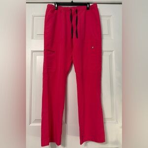 FIGS TECHNICAL COLLECTION women’s scrub pants pink size L